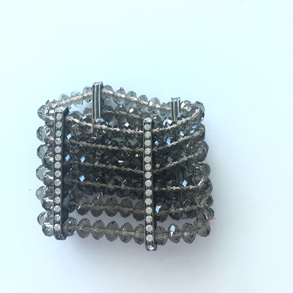 ✨Awesome 6 rows crystals cuff & rhinestones ✨ - Picture 3 of 5